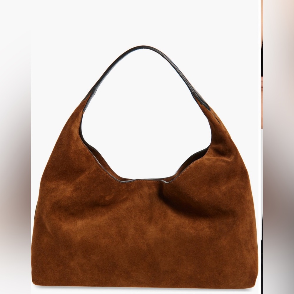 Mylie Suede Shoulder Bag in Russet Multi